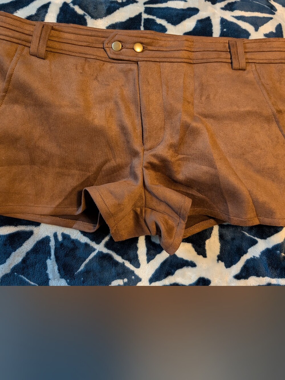 Faux Suede High-Waist Brown Shorts Wild Fable Juniors Size 17